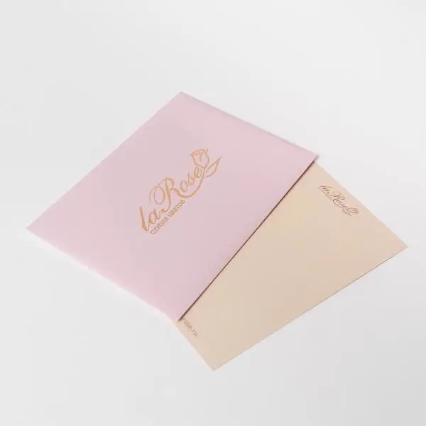 Открытка в светло-розовом конверте купить в Москве