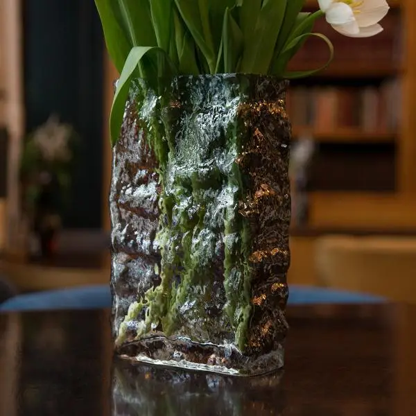 ваза Кристалл серая купить в Москве