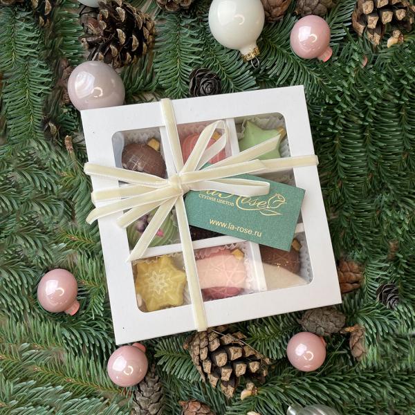 Новогодний бельгийский шоколад «Ассорти 9 конфет» купить в Москве