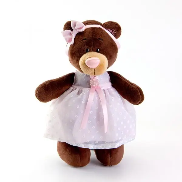 Медвежонок MILK в розовом платье купить в Москве