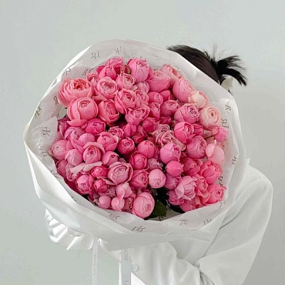 Букет кустовых роз Silva Pink